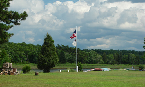 Swimming Area (Beach Front), Basketball, Tetherball and Volleyball areas